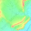 Lakki Marwat District topographic map, elevation, terrain