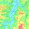 Mouchan topographic map, elevation, terrain