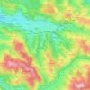 Cransac topographic map, elevation, terrain