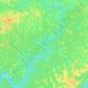 Pangar topographic map, elevation, terrain