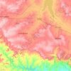 Humanabad taluku topographic map, elevation, terrain