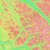 Area C (Bowron Lake/Barlow Creek/Barkerville) topographic map, elevation, terrain