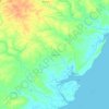Angoche topographic map, elevation, terrain