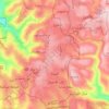 Albireh topographic map, elevation, terrain