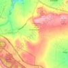 Chelmorton CP topographic map, elevation, terrain