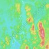 Wakami Lake topographic map, elevation, terrain