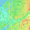 Ādažu pagasts topographic map, elevation, terrain