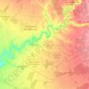 Bradia topographic map, elevation, terrain