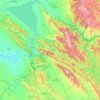 Dokan District topographic map, elevation, terrain