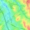 Beaumont Hills topographic map, elevation, terrain