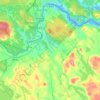 Calais topographic map, elevation, terrain