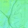 Rossmoor topographic map, elevation, terrain