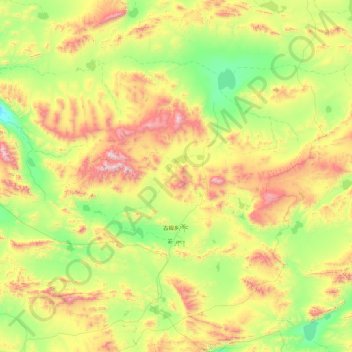 Gumu topographic map, elevation, terrain