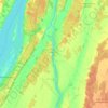 Saint-Ours topographic map, elevation, terrain
