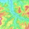 Liestal topographic map, elevation, terrain