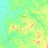 Mozarlândia topographic map, elevation, terrain