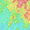 Jaciguá topographic map, elevation, terrain