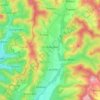 Ciofrângeni topographic map, elevation, terrain