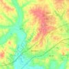 Benton topographic map, elevation, terrain