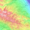 Quba District topographic map, elevation, terrain