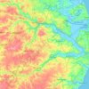 South Norfolk topographic map, elevation, terrain