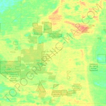 Boolgun topographic map, elevation, terrain