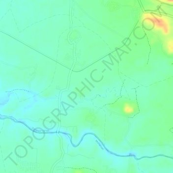 Jhurjhuri topographic map, elevation, terrain