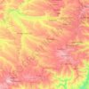 Volnovakha Raion topographic map, elevation, terrain