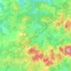 Sauviat-sur-Vige topographic map, elevation, terrain