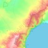 Walkerville topographic map, elevation, terrain