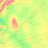Mafraq topographic map, elevation, terrain