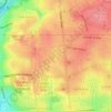 The Orchards topographic map, elevation, terrain