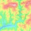 Loddiswell topographic map, elevation, terrain