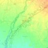 Kishanganj topographic map, elevation, terrain
