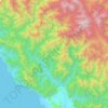 Kluet Tengah topographic map, elevation, terrain
