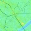 Ilir Timur I topographic map, elevation, terrain