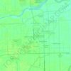 Progreso topographic map, elevation, terrain