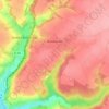 Bonneville topographic map, elevation, terrain