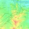 Tiruchirappalli topographic map, elevation, terrain