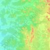 Dhanora topographic map, elevation, terrain