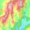 Puspo topographic map, elevation, terrain