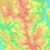 Parleboscq topographic map, elevation, terrain