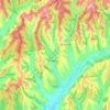 Secaș topographic map, elevation, terrain