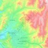 San Esteban topographic map, elevation, terrain