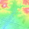 Damavand topographic map, elevation, terrain