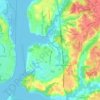 Fort Washington topographic map, elevation, terrain