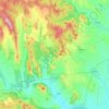 Izvoarele topographic map, elevation, terrain