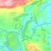 Hassop CP topographic map, elevation, terrain