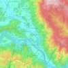 Lavamünd topographic map, elevation, terrain