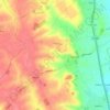 Glatton topographic map, elevation, terrain